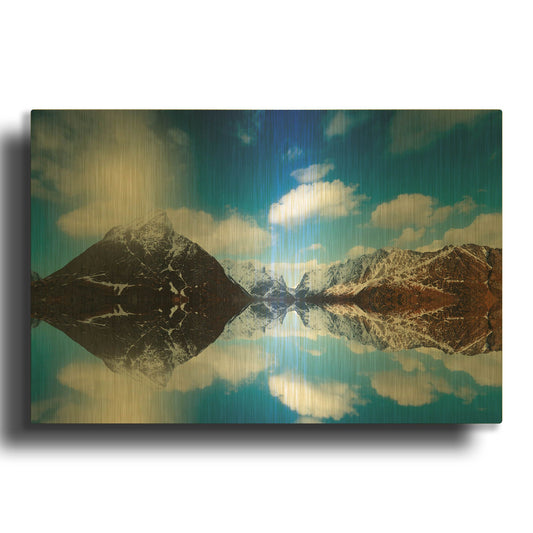 'Come Back Down' By Philippe Sainte Gold Metal Wall Art