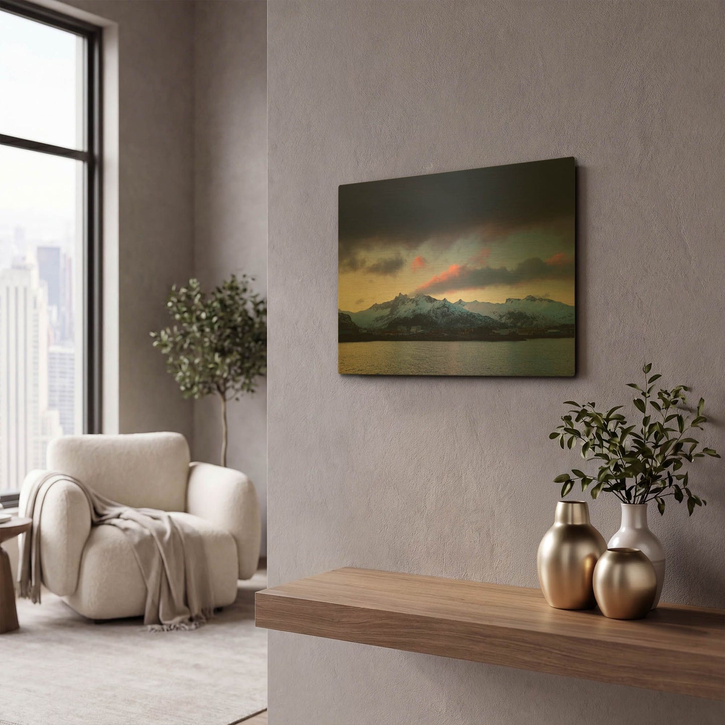 'Dream Lover' By Philippe Sainte Gold Metal Wall Art
