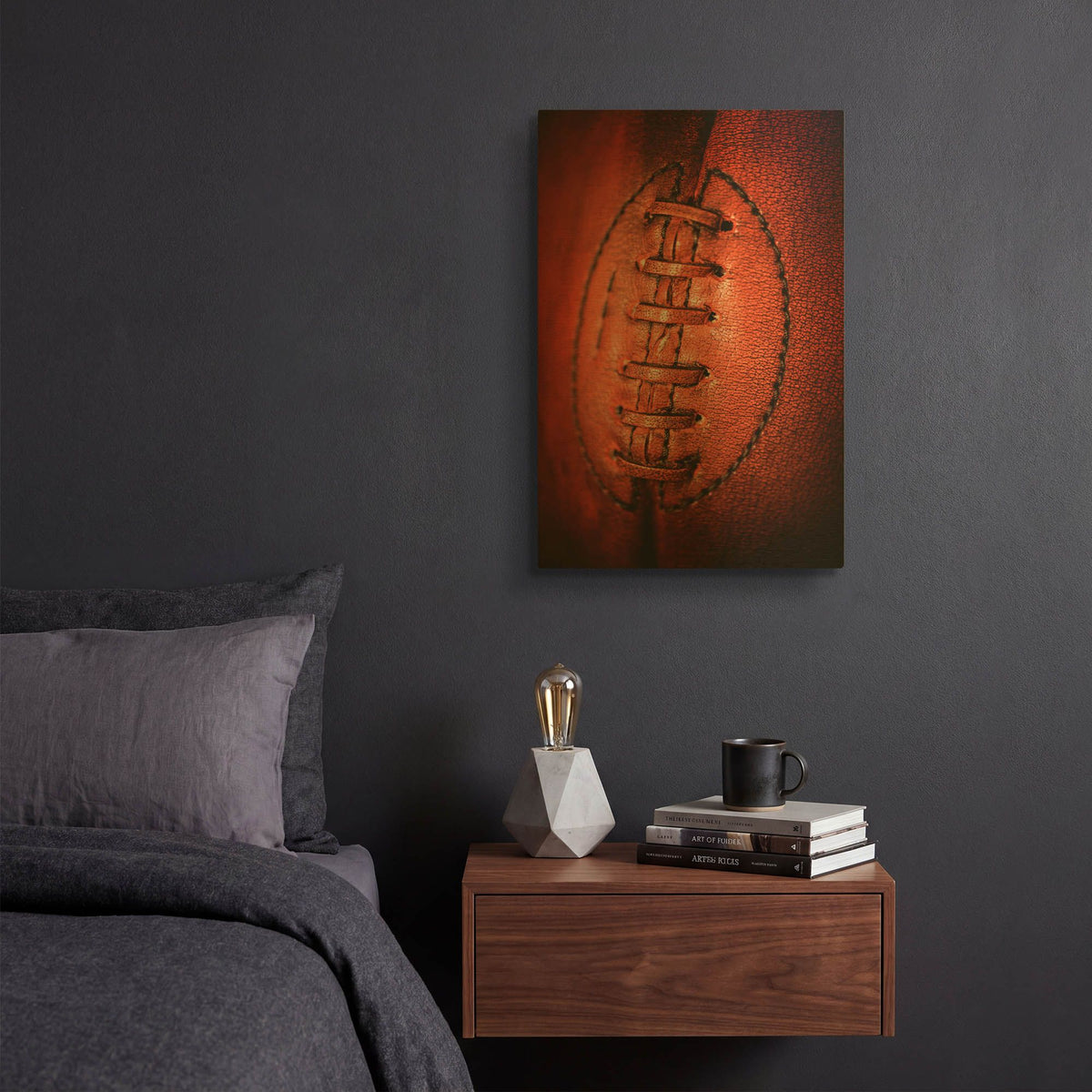 'Leather' By Philippe Sainte Gold Metal Wall Art