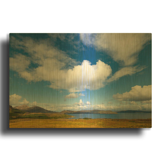 'Under The Clouds' By Philippe Sainte Gold Metal Wall Art