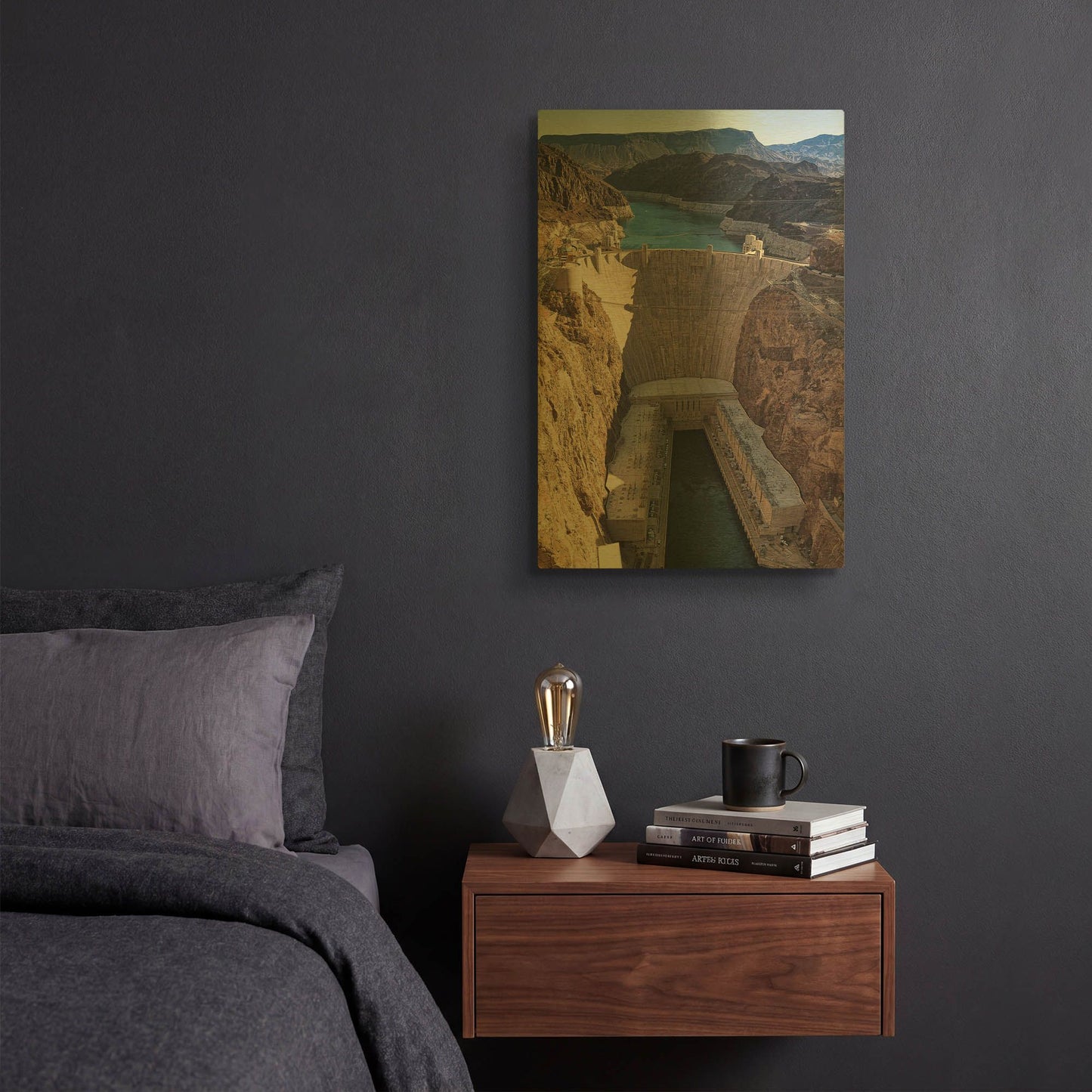 '37' By Giuseppe Torre Gold Metal Wall Art