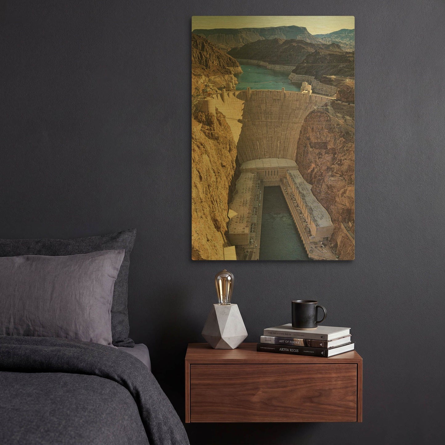 '37' By Giuseppe Torre Gold Metal Wall Art