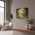 'Huge' By Giuseppe Torre Gold Metal Wall Art