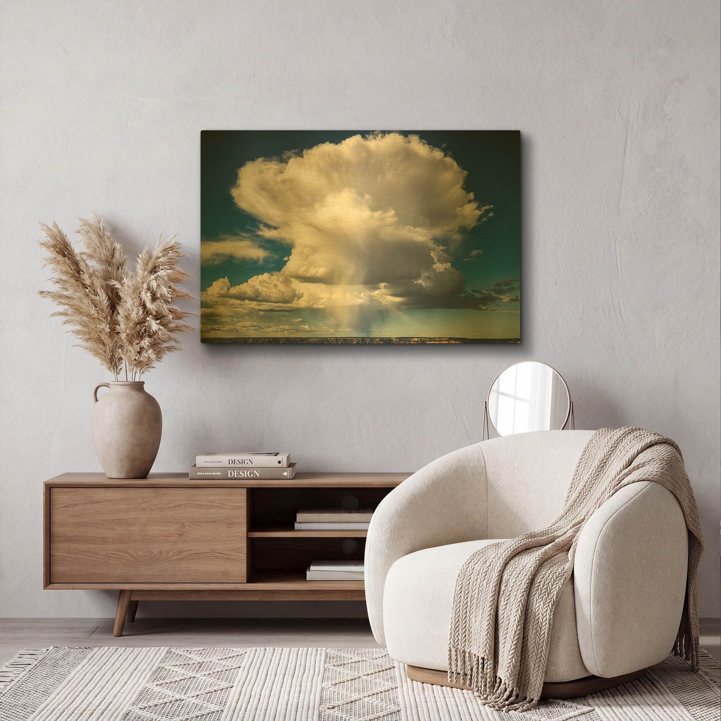 'Huge' By Giuseppe Torre Gold Metal Wall Art