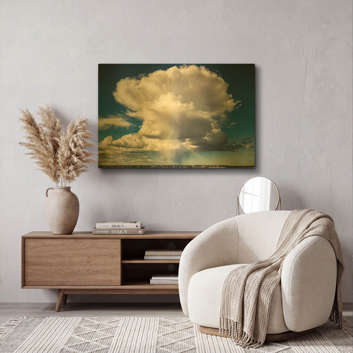 'Huge' By Giuseppe Torre Gold Metal Wall Art