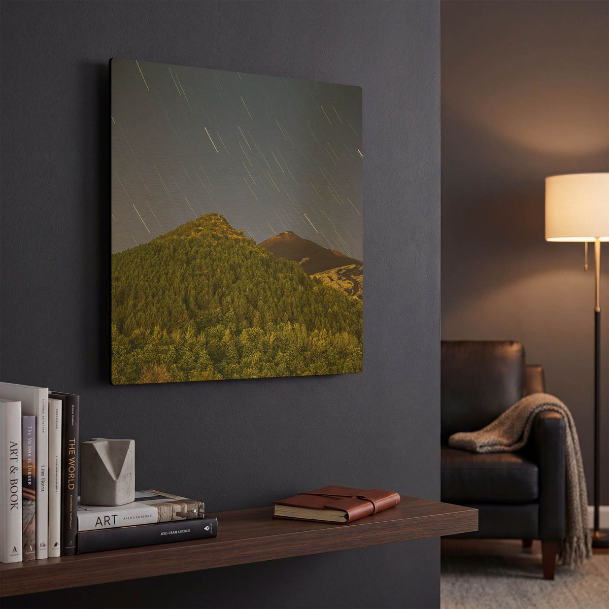 'Rolling' By Giuseppe Torre Gold Metal Wall Art