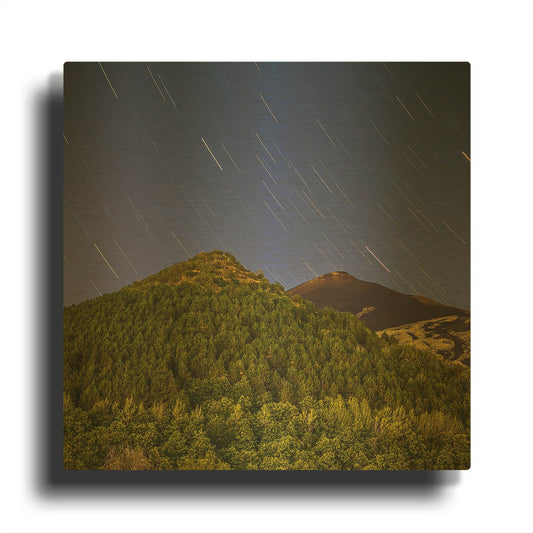 'Rolling' By Giuseppe Torre Gold Metal Wall Art