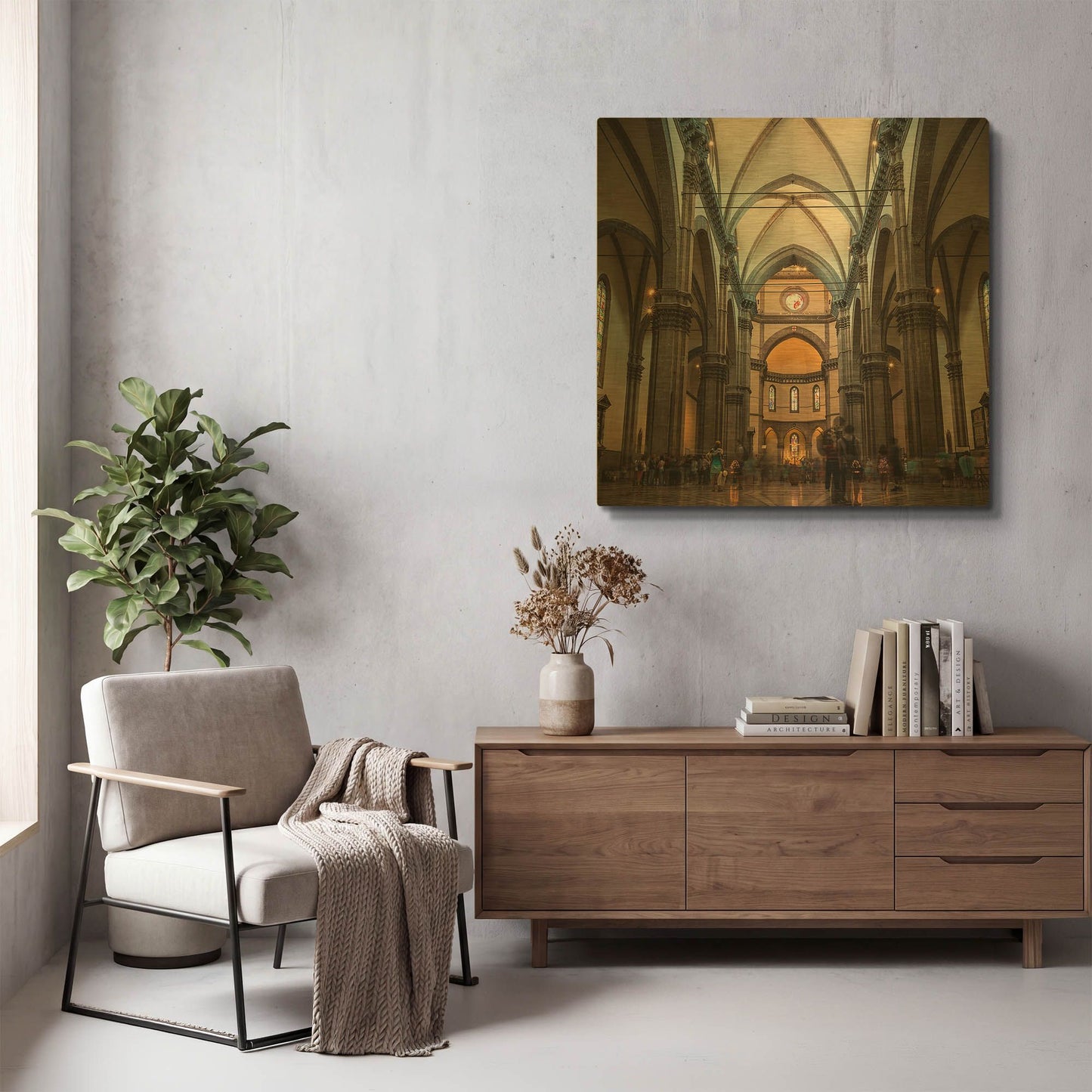 'Silent chaos' By Giuseppe Torre Gold Metal Wall Art