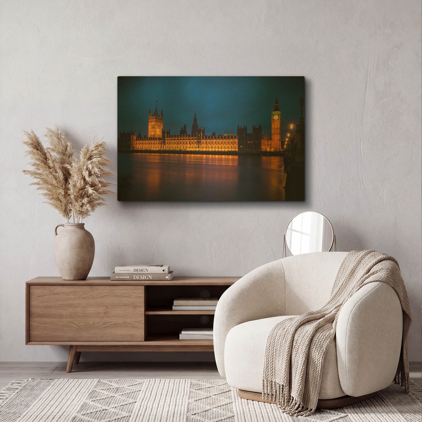 'The Classic' By Giuseppe Torre Gold Metal Wall Art
