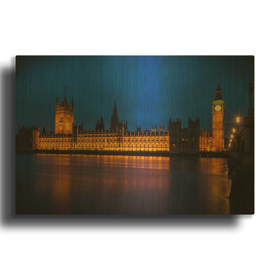 'The Classic' By Giuseppe Torre Gold Metal Wall Art