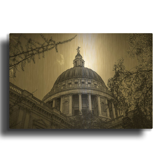 'Under The Dome' By Giuseppe Torre Gold Metal Wall Art