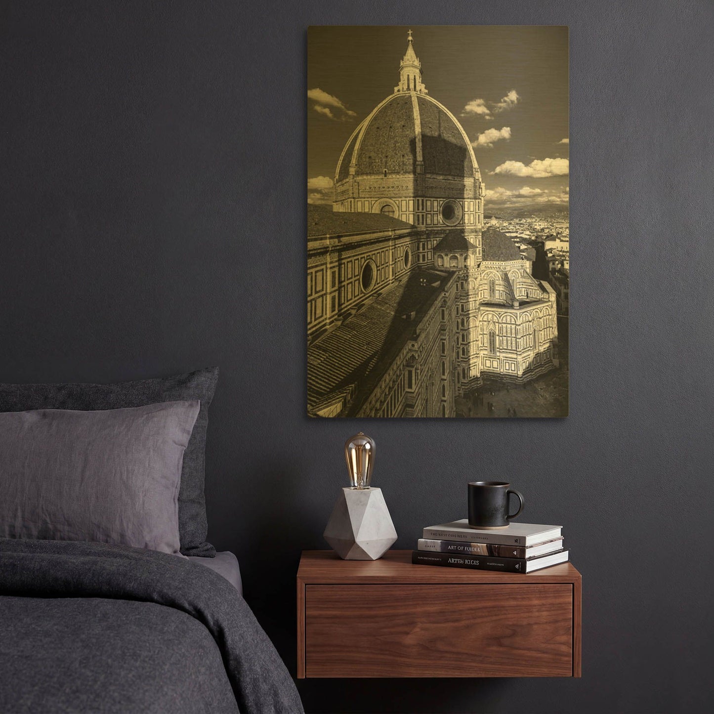 'Brunelleschi' By Giuseppe Torre Gold Metal Wall Art