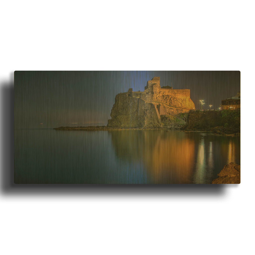 'Reflections' By Giuseppe Torre Gold Metal Wall Art