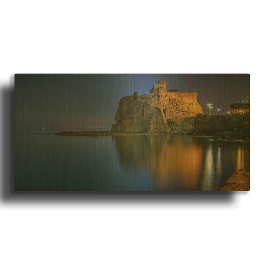 'Reflections' By Giuseppe Torre Gold Metal Wall Art