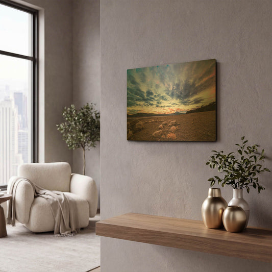 'It’s Full of Colors!' By Giuseppe Torre Gold Metal Wall Art