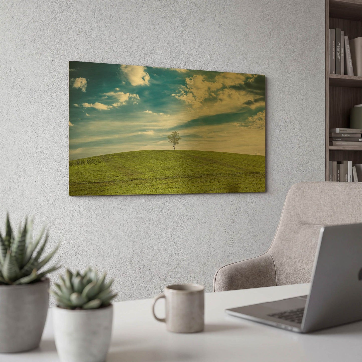 'The One' By Giuseppe Torre Gold Metal Wall Art