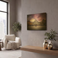 'Louvre I' By Giuseppe Torre Gold Metal Wall Art