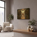 'Sacre Coeur I' By Giuseppe Torre Gold Metal Wall Art