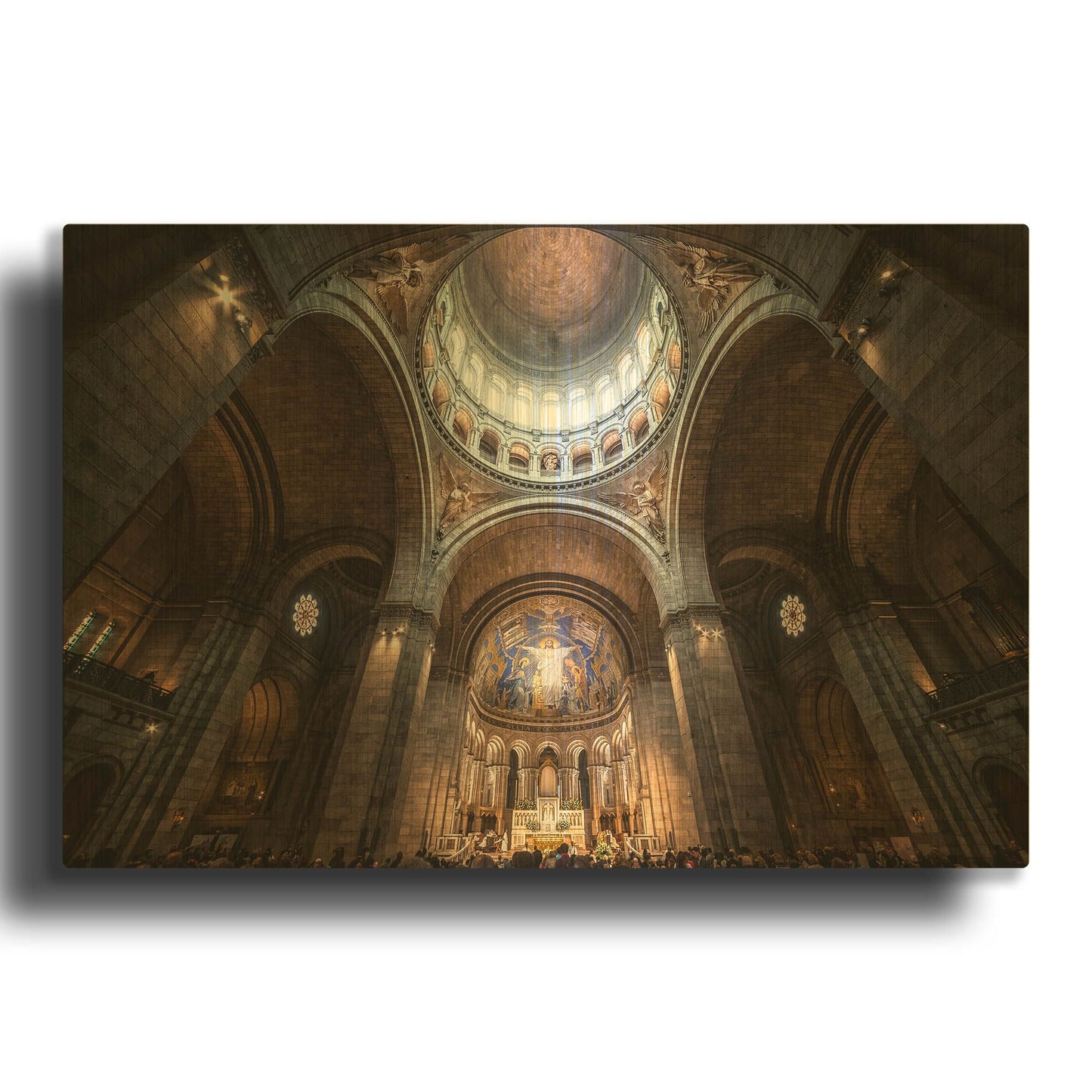 'Sacre Coeur I' By Giuseppe Torre Gold Metal Wall Art