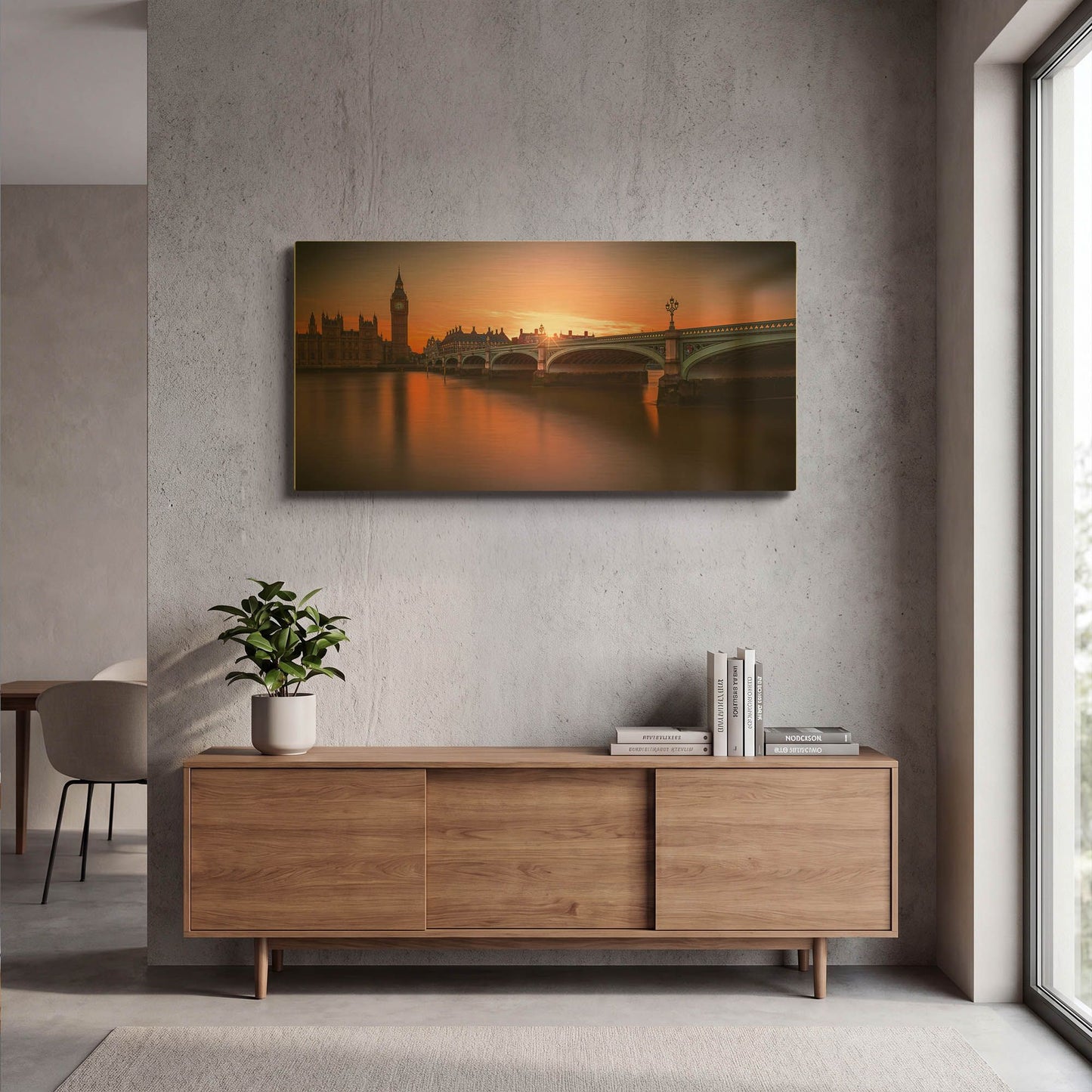 'Westminster' By Giuseppe Torre Gold Metal Wall Art
