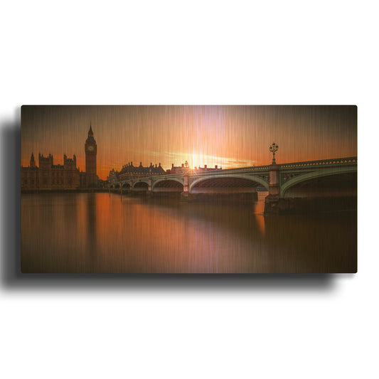 'Westminster' By Giuseppe Torre Gold Metal Wall Art