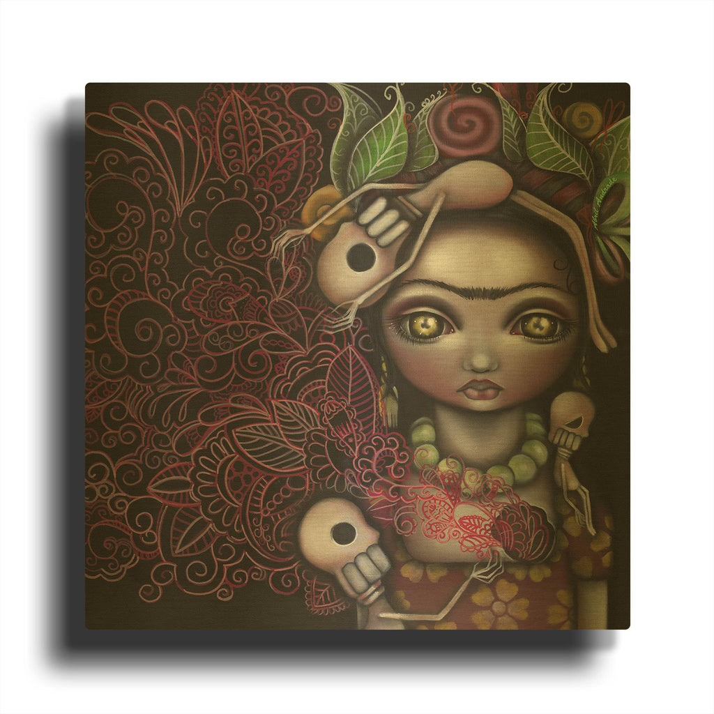 'My Inner Feelings' By Abril Andrade Gold Metal Wall Art