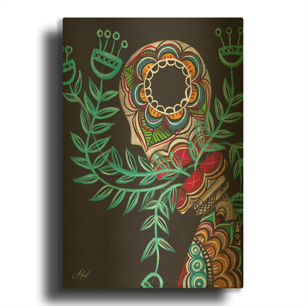 'Innermost' By Abril Andrade Gold Metal Wall Art