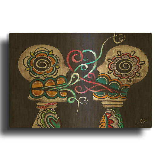 'You Are My Damnation' By Abril Andrade Gold Metal Wall Art