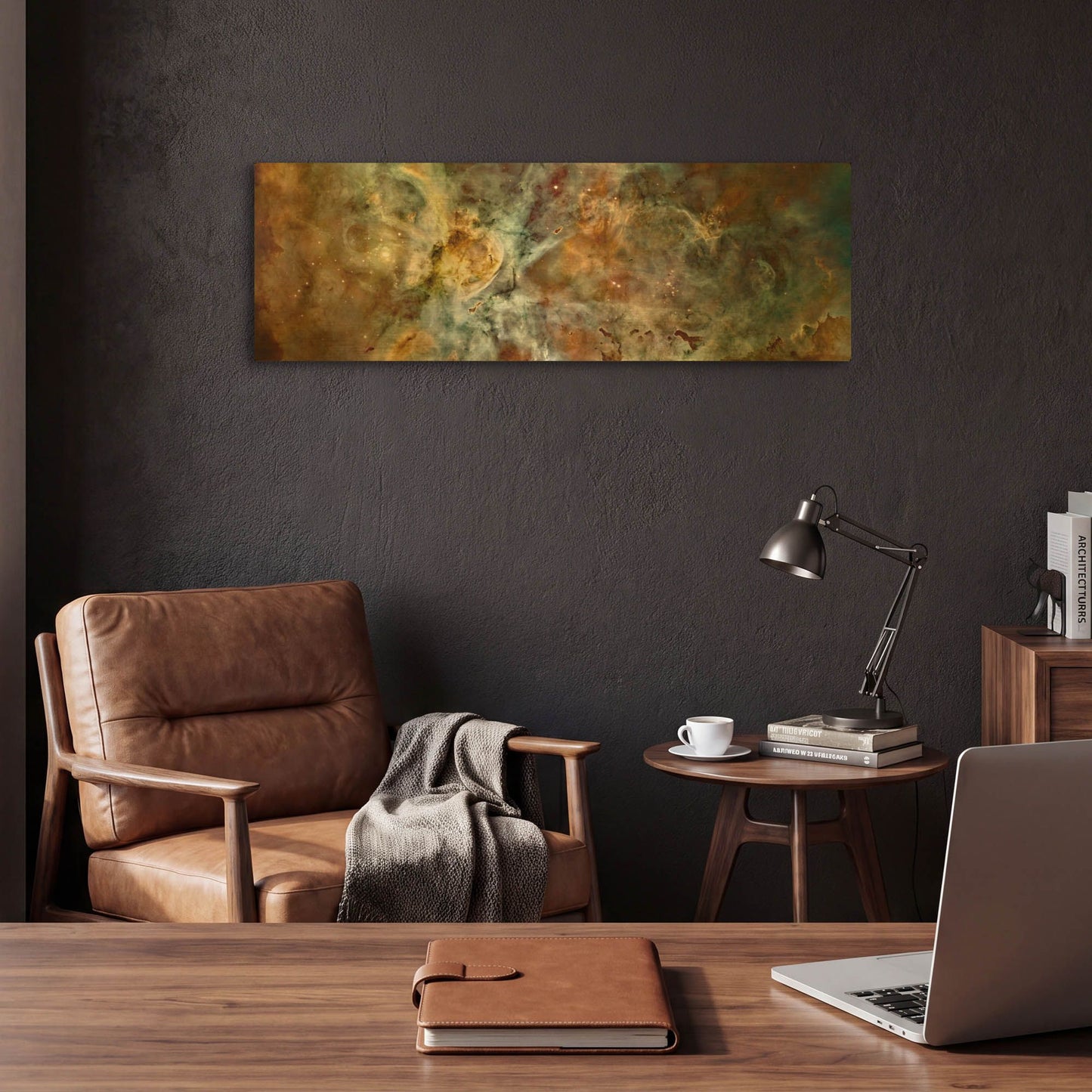 'Carina Nebula new' By NASA Space Photos Gold Metal Wall Art