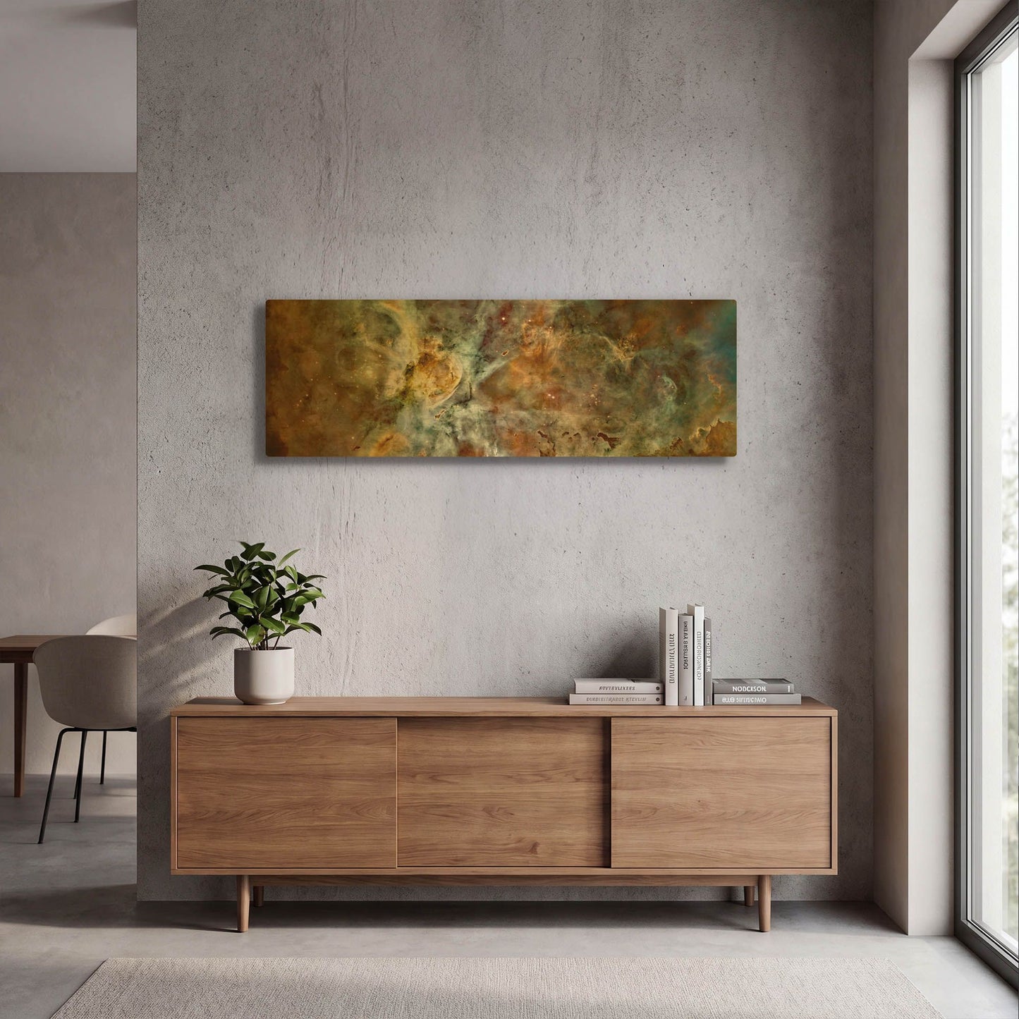 'Carina Nebula new' By NASA Space Photos Gold Metal Wall Art