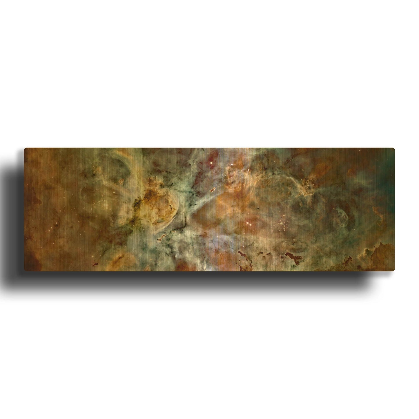 'Carina Nebula new' By NASA Space Photos Gold Metal Wall Art