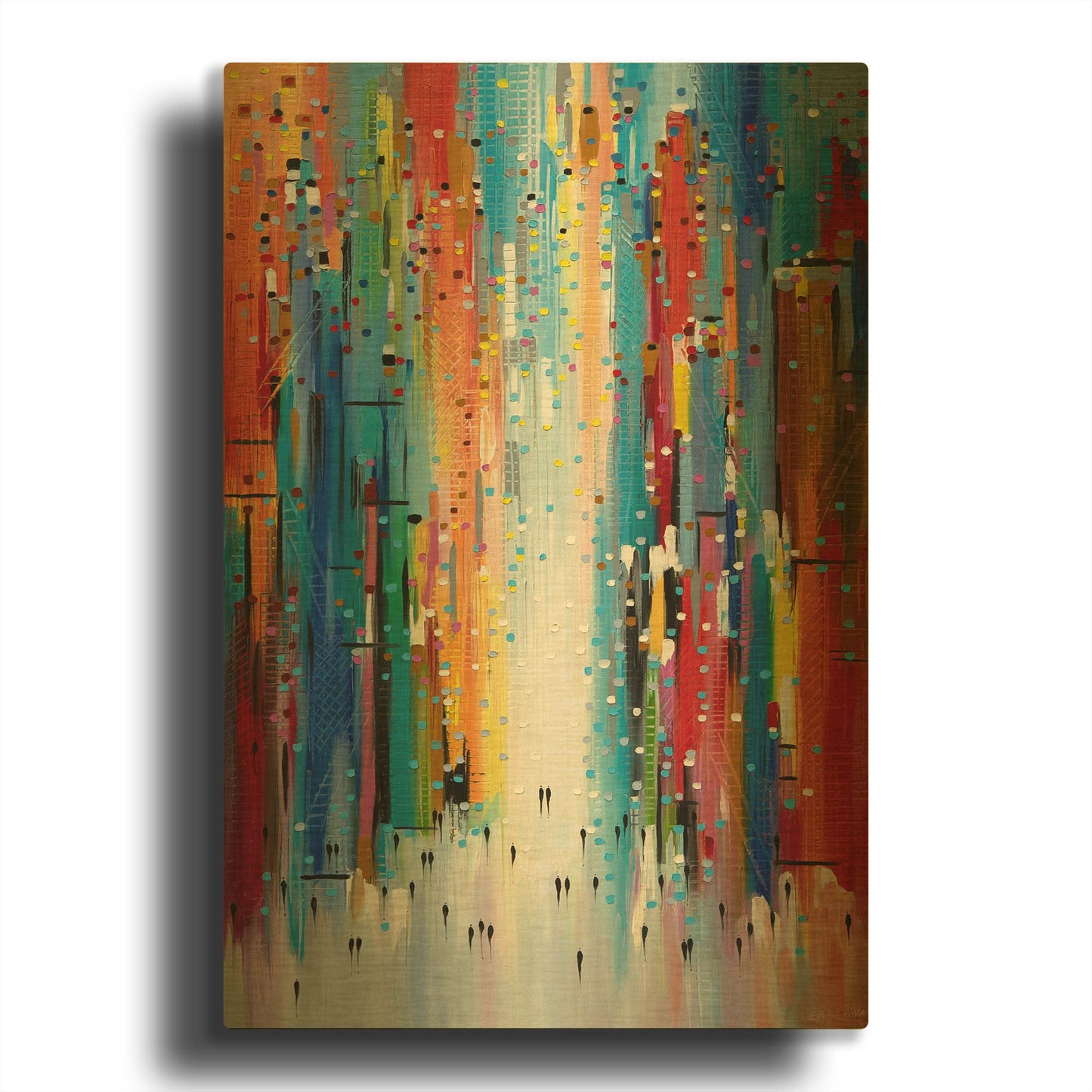 'Sunny Afternoon' By Ekaterina Ermilkina Gold Metal Wall Art