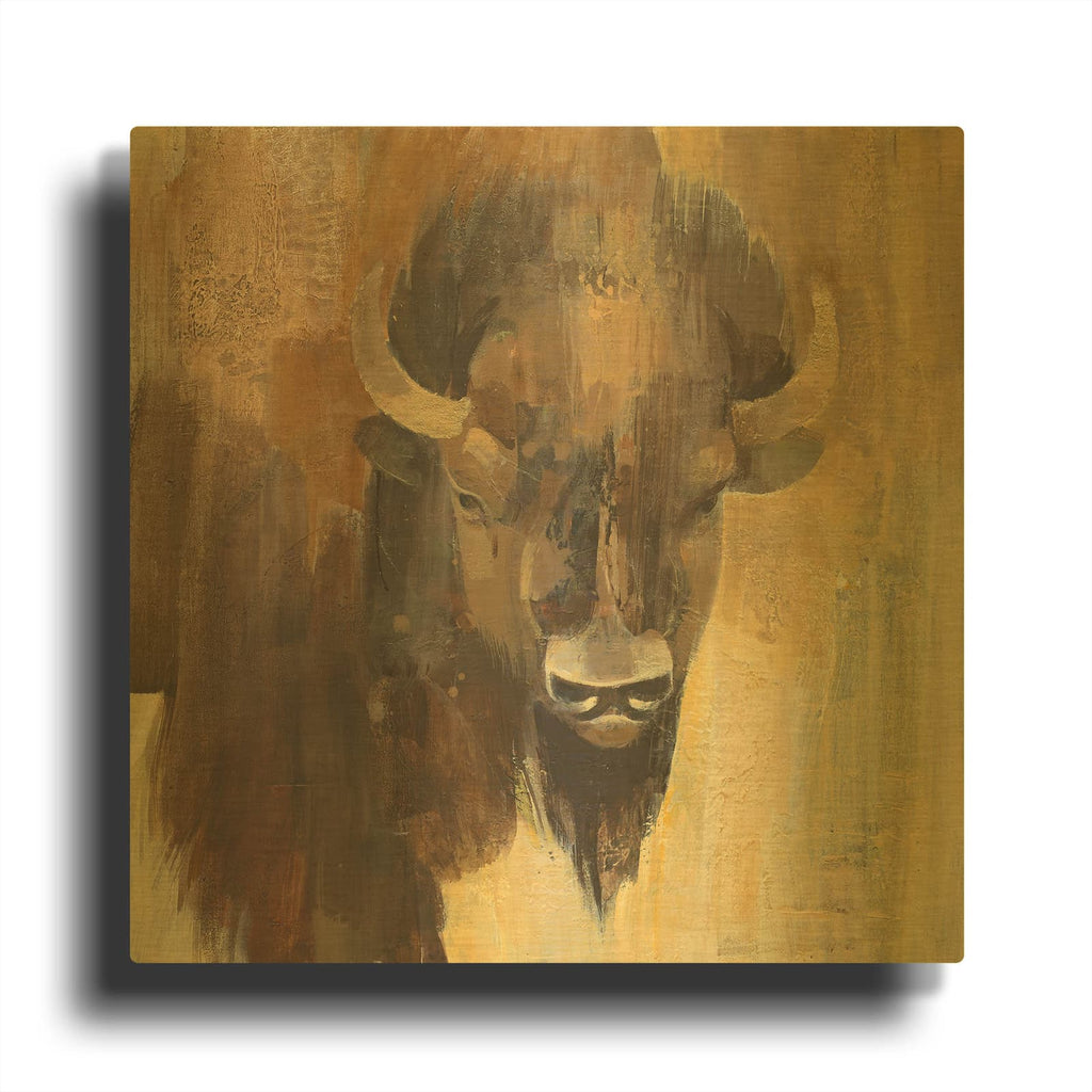 'Into the Wild I' By Albena Hristova Gold Metal Wall Art