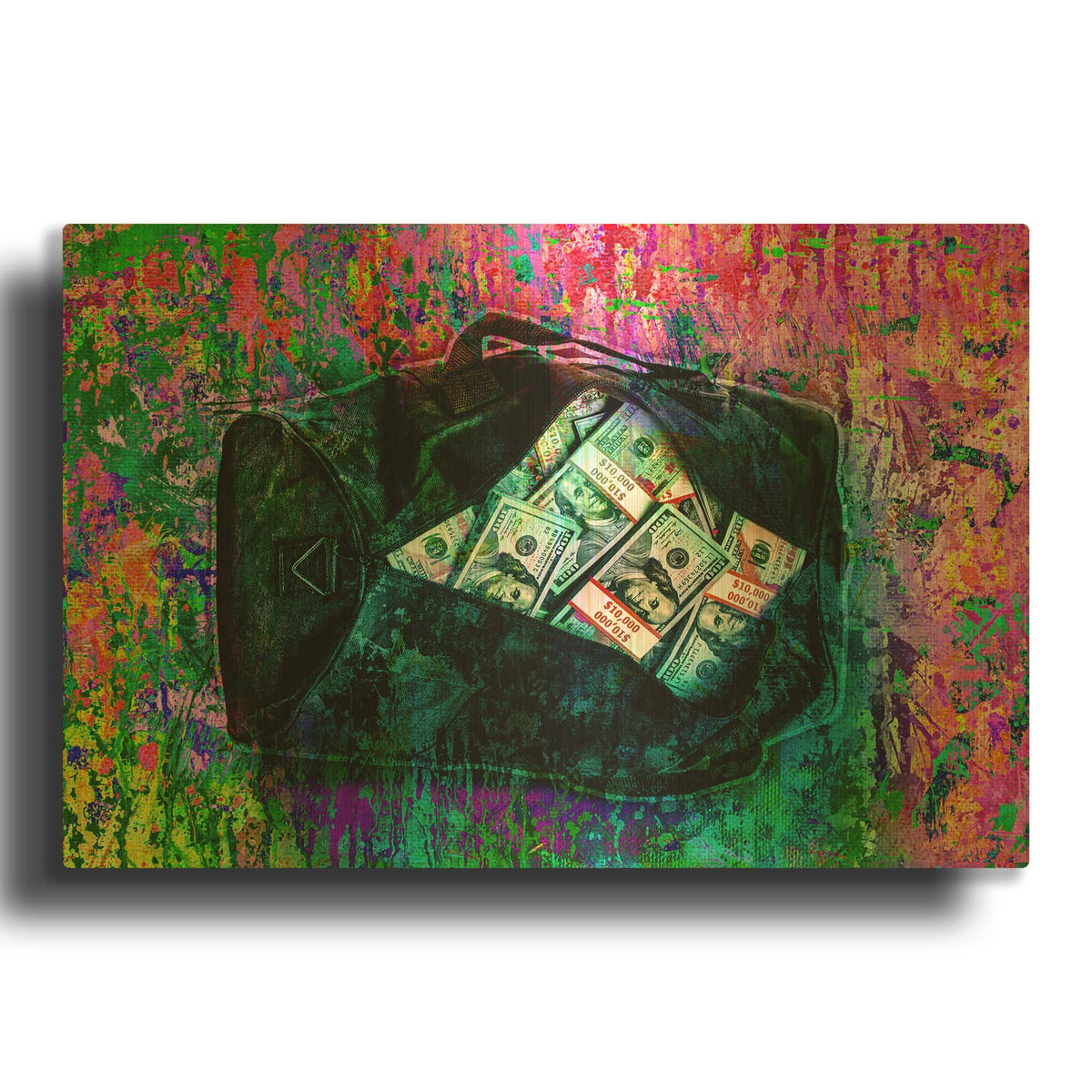 'Going Shopping,' By Epic Portfolio Gold Metal Wall Art