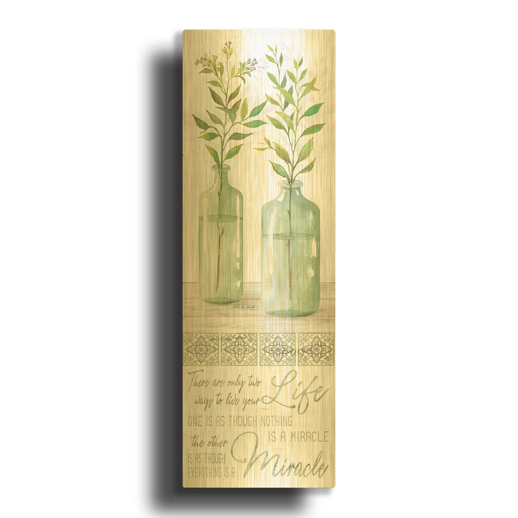 'Live Your Life' By Cindy Jacobs Gold Metal Wall Art