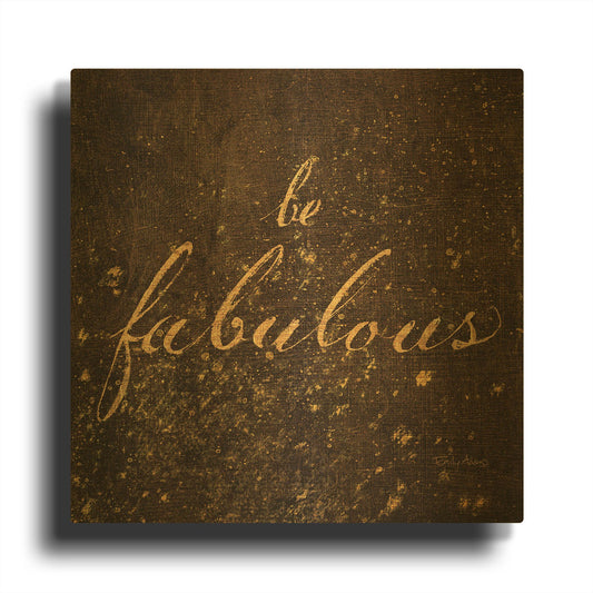 'Shoe Fetish Quotes I Dark' By Emily Adams Gold Metal Wall Art