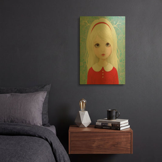 'Sylvie' By Art and Ghosts Gold Metal Wall Art