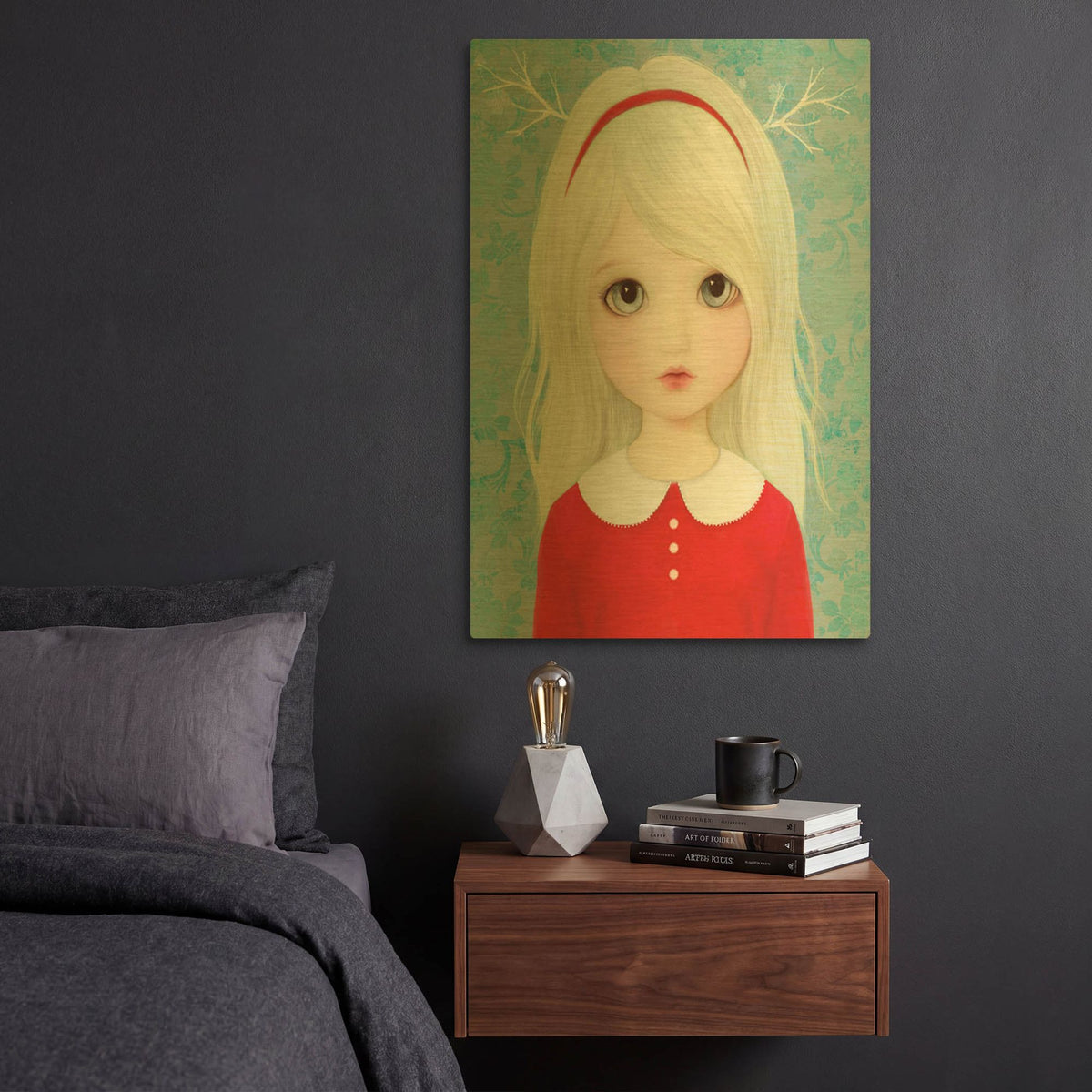 'Sylvie' By Art and Ghosts Gold Metal Wall Art