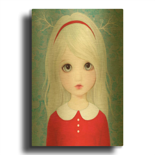 'Sylvie' By Art and Ghosts Gold Metal Wall Art