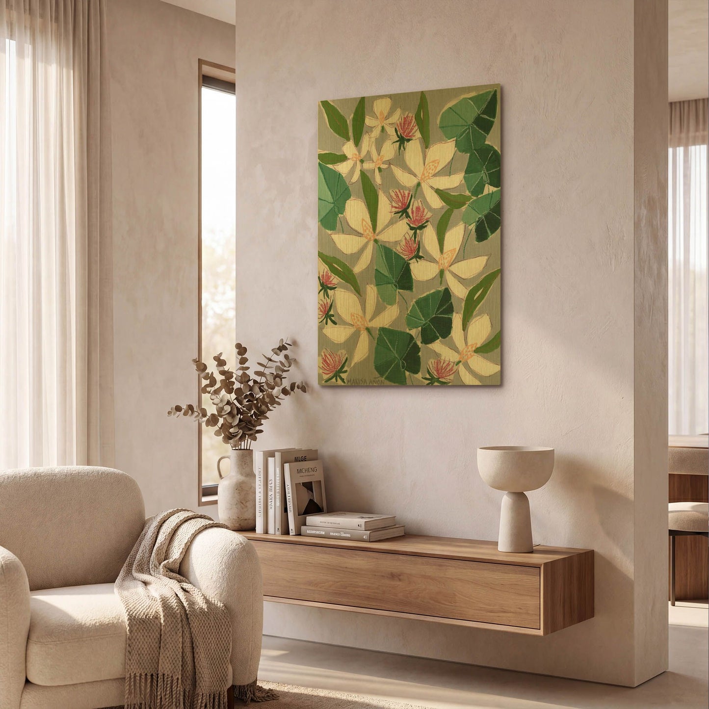 'Bohemia 2' By Marisa Anon Gold Metal Wall Art