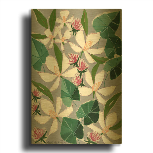 'Bohemia 2' By Marisa Anon Gold Metal Wall Art