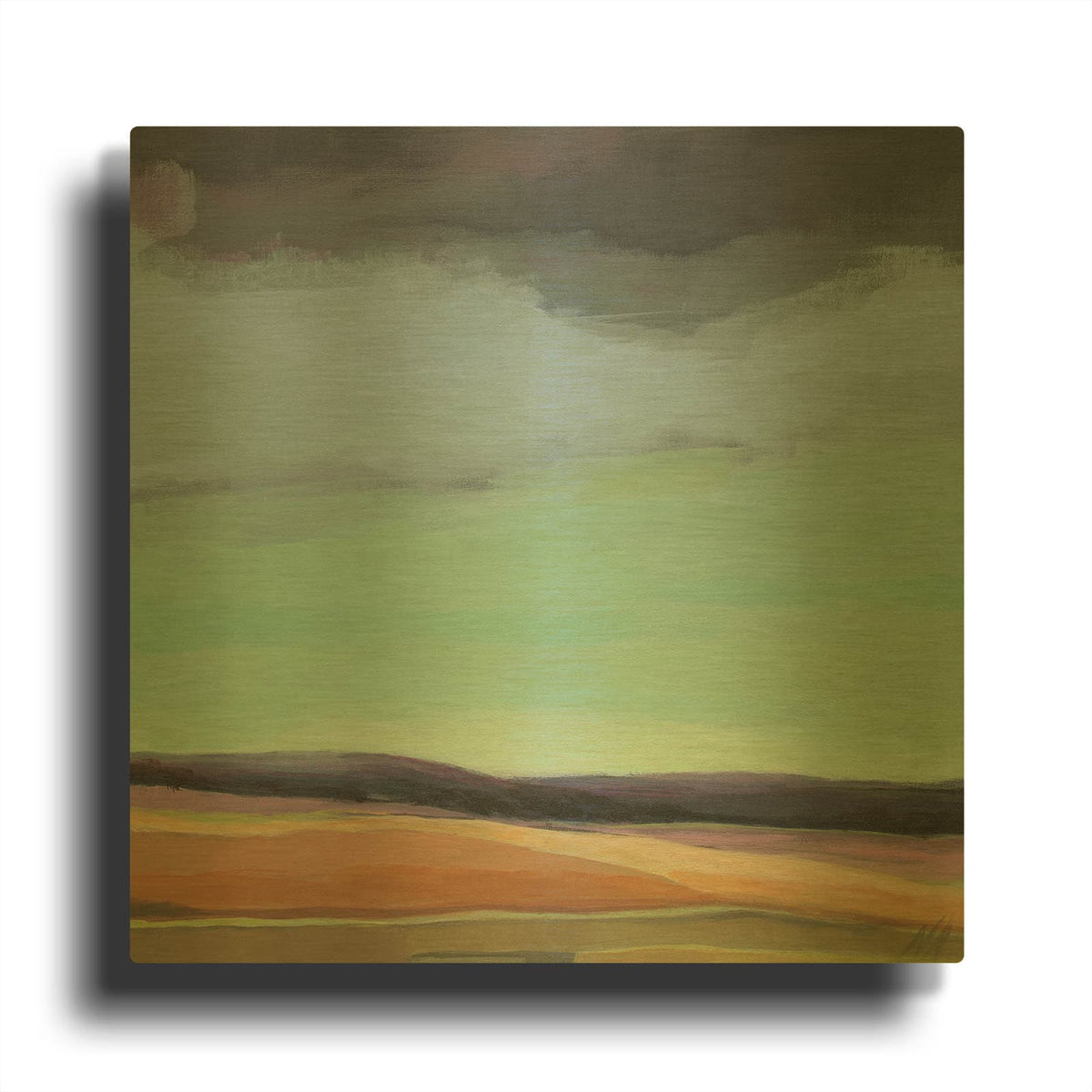 'Too Much Walking' By Niki Arden Gold Metal Wall Art