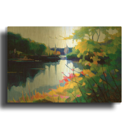 'Morning Light' By Tadashi Asoma Gold Metal Wall Art