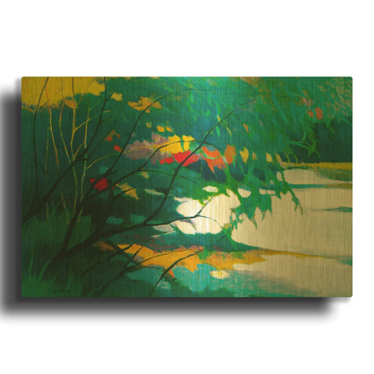 'Noonday Dreams' By Tadashi Asoma Gold Metal Wall Art