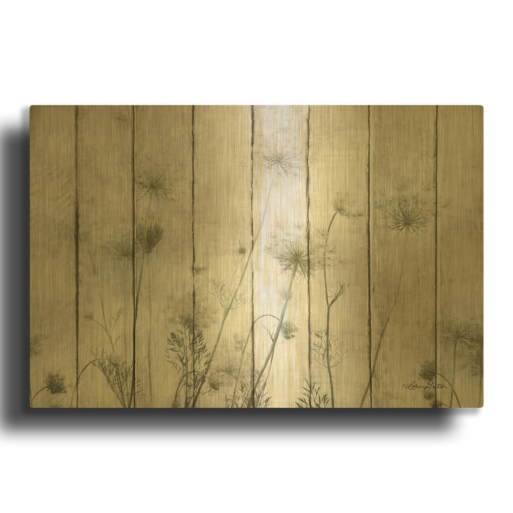 'Queen Anne' By Lori Deiter Gold Metal Wall Art