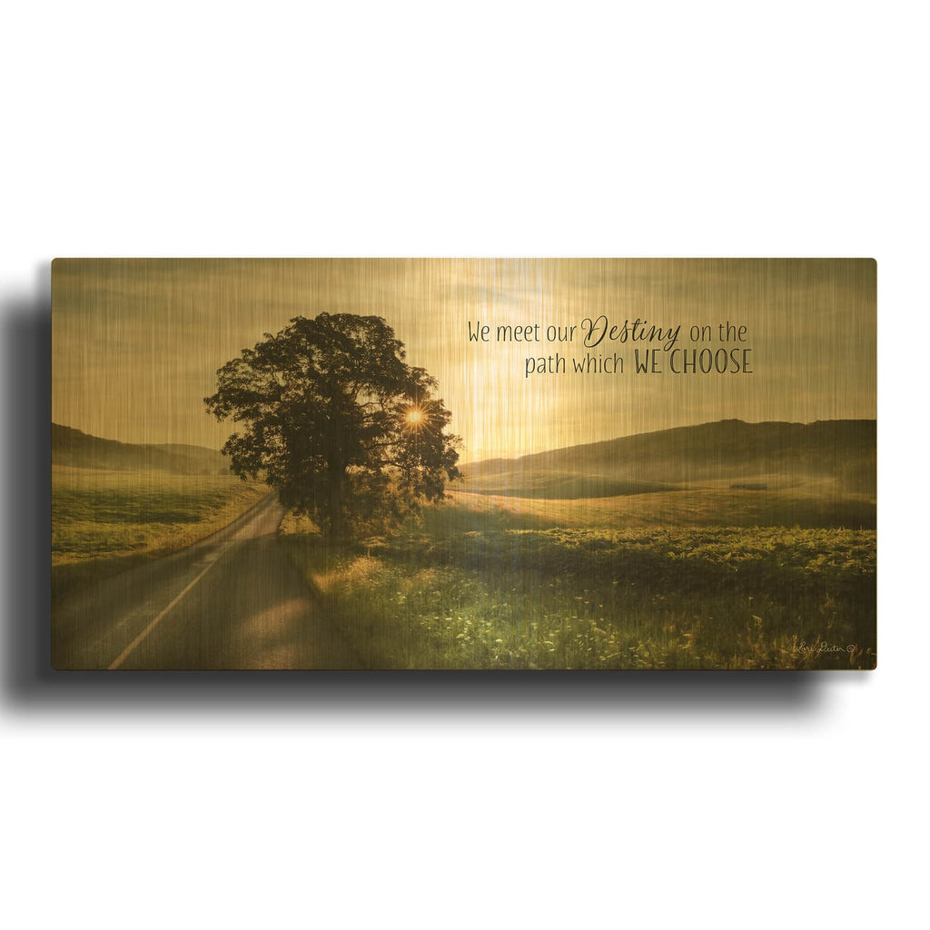 'Destiny' By Lori Deiter Gold Metal Wall Art