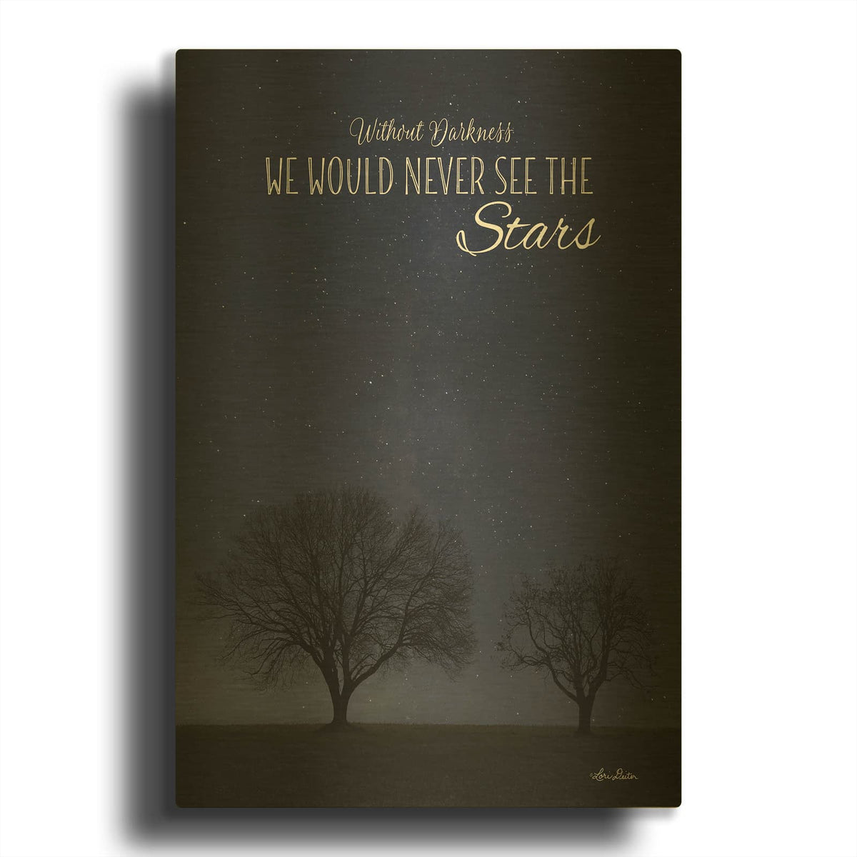 'See the Stars' By Lori Deiter Gold Metal Wall Art