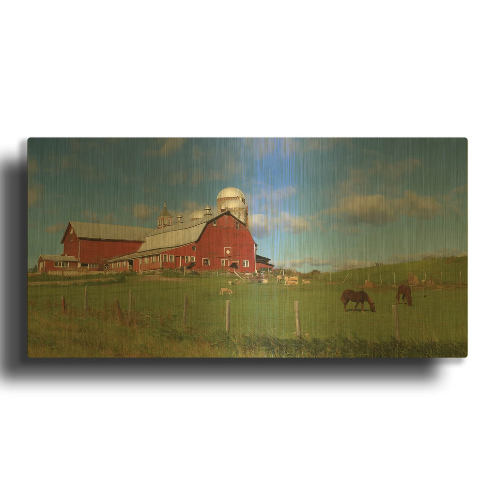 'A Perfect Day' By Lori Deiter Gold Metal Wall Art
