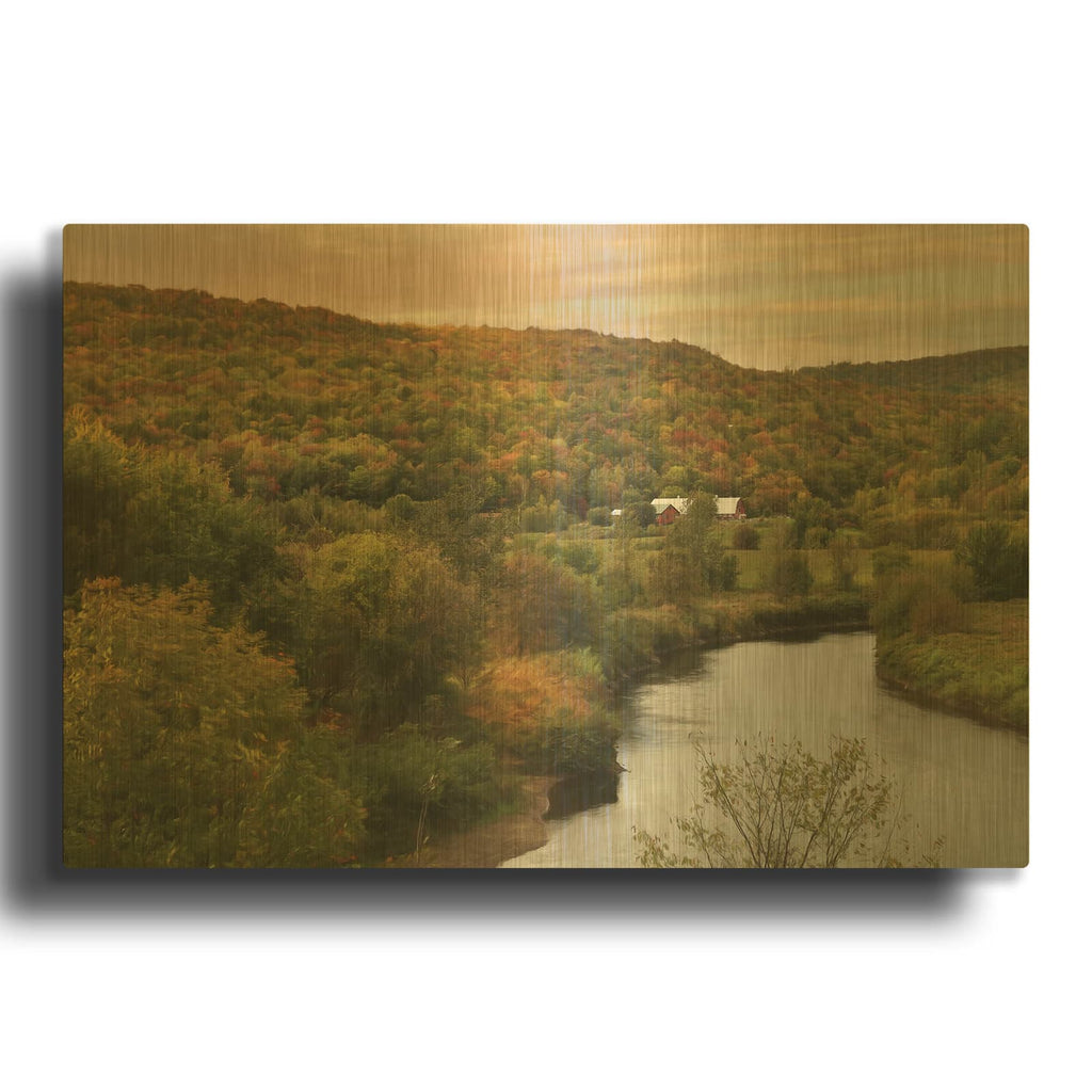'A Place of Our Own' By Lori Deiter Gold Metal Wall Art