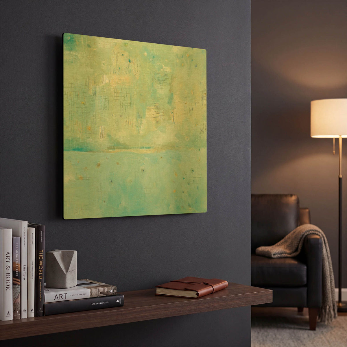 'Dreaming of the Shore' By Melissa Averinos Gold Metal Wall Art